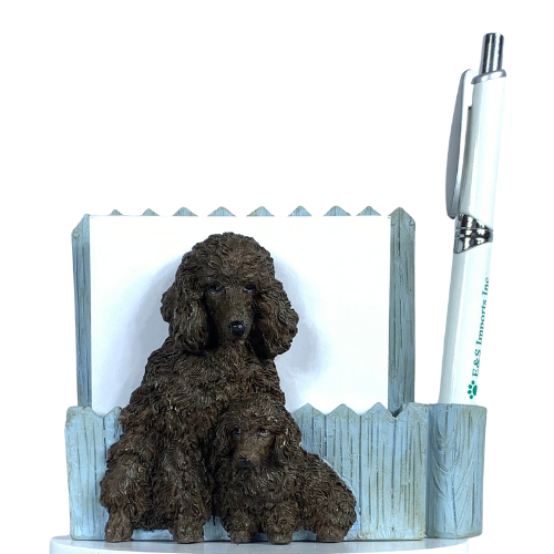 Poodle Chocolate XXX Note Holder