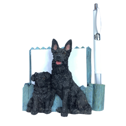 German Shepherd black XXX Note Holder