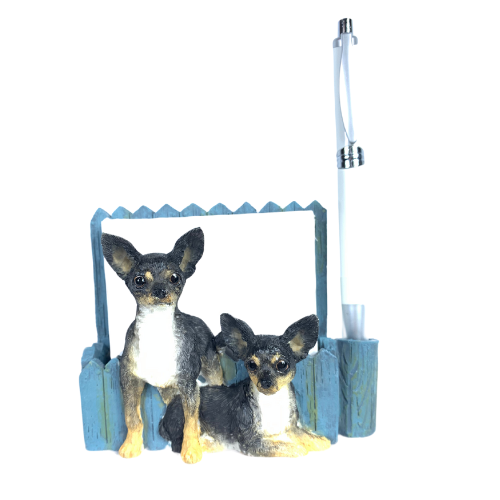 Chihuahua, Black XXX Note Holder