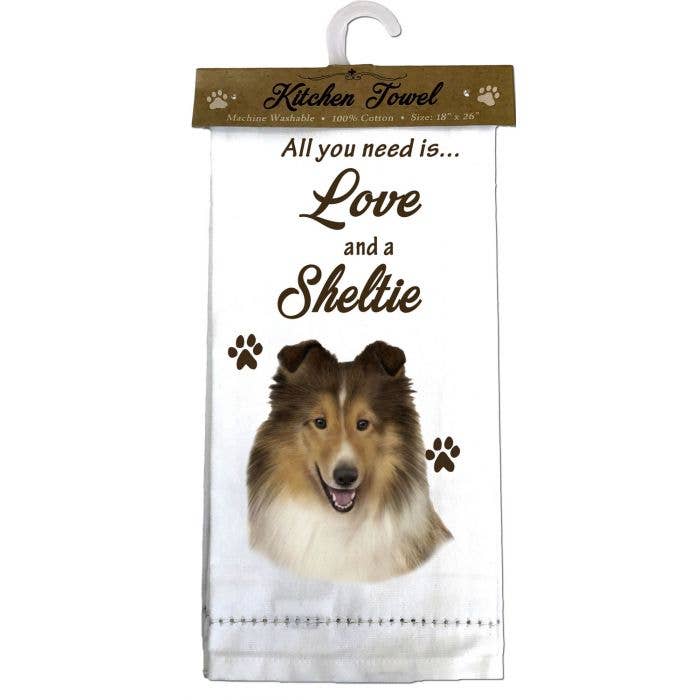 Sheltie Kitchen Towel