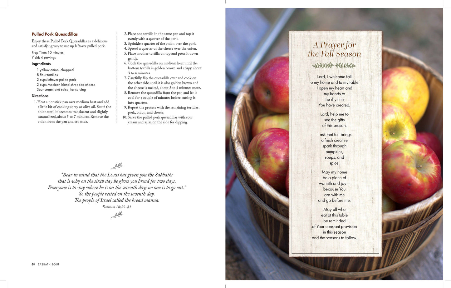 Sabbath Soup: Weekly Menus and Rhythms