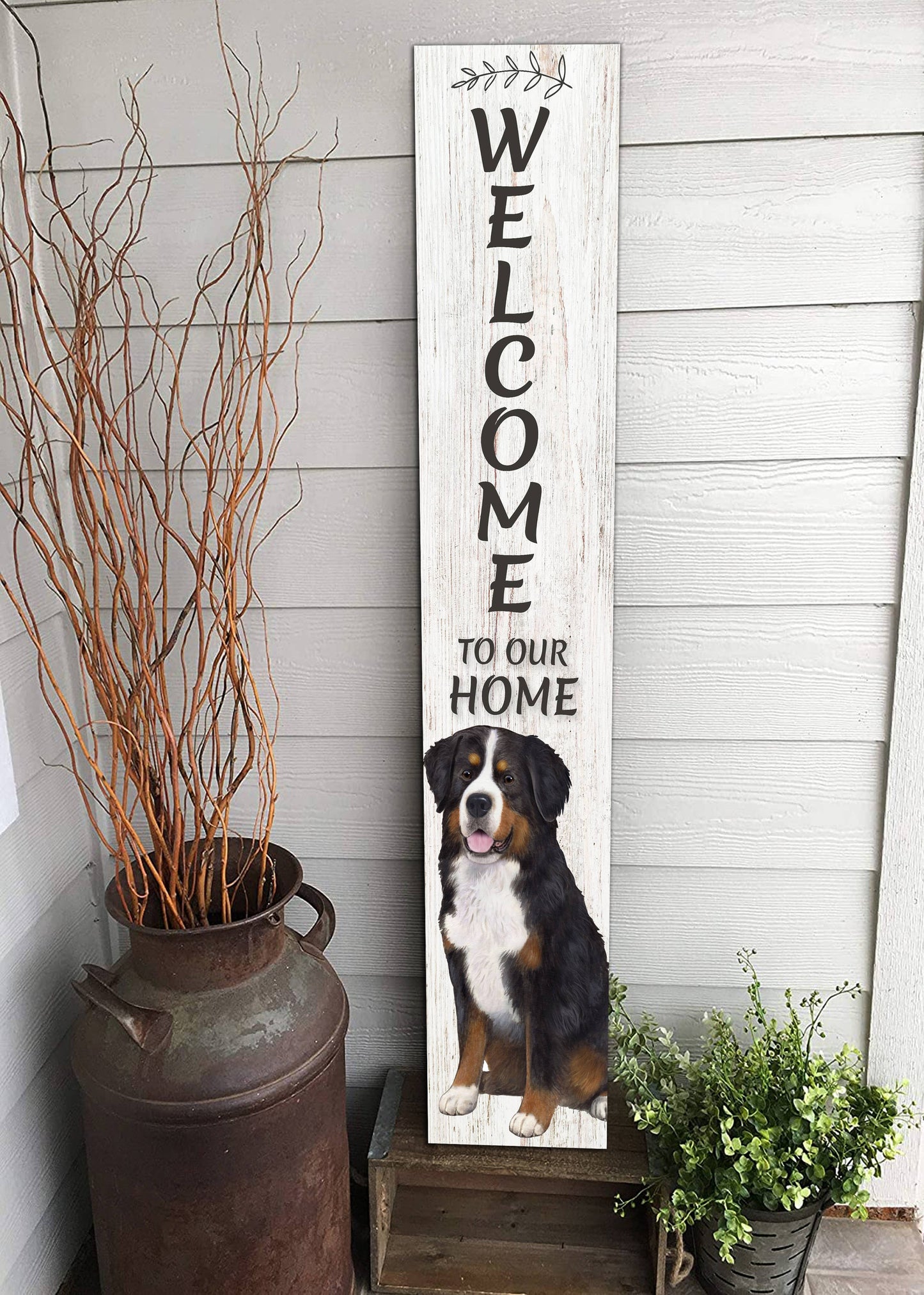 Bernese Mt. Dog Welcome sign