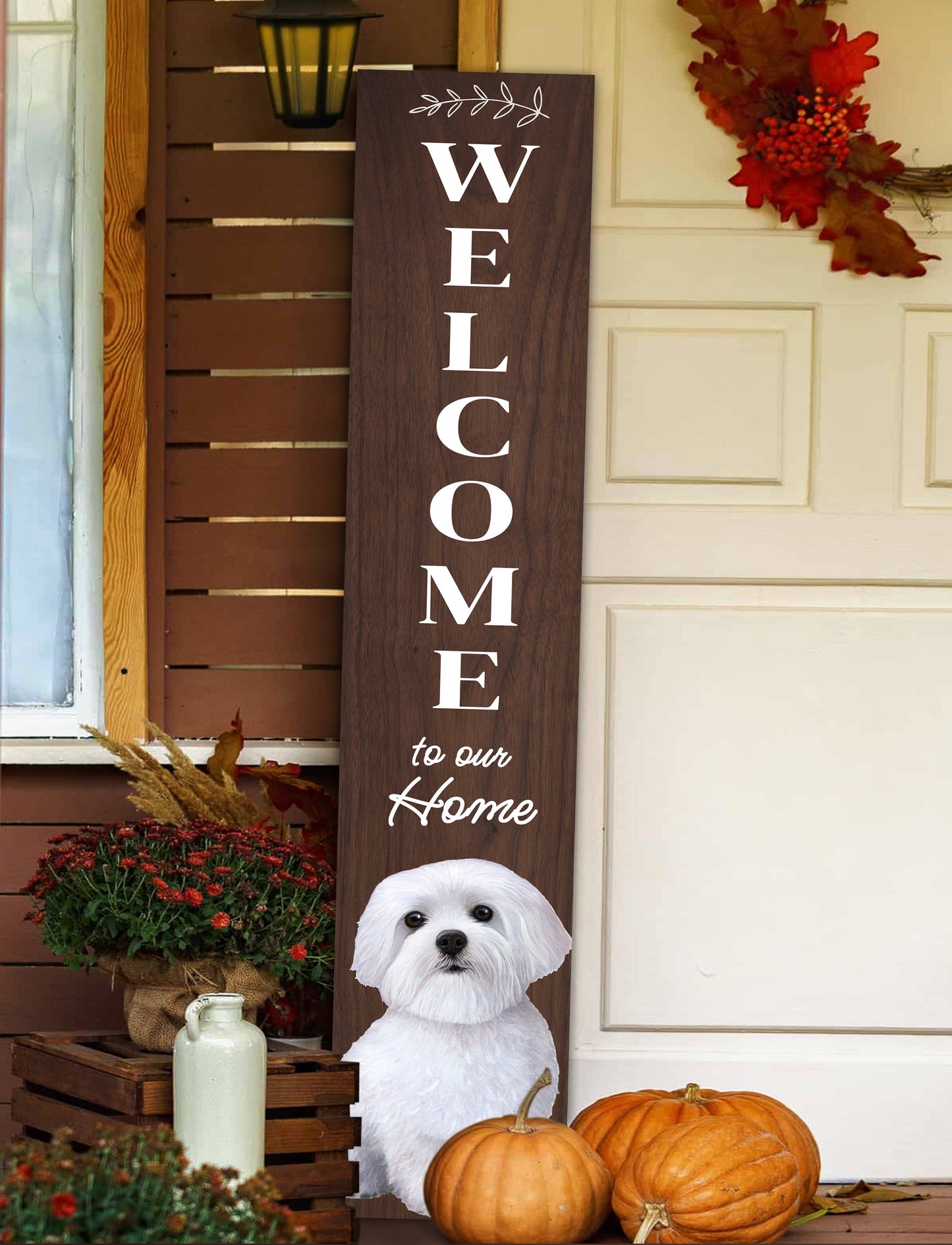Bichon Frise Welcome sign