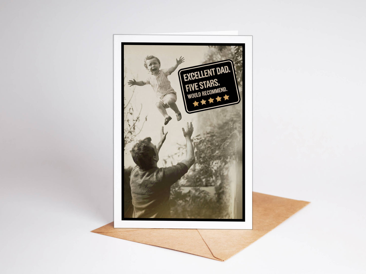 Funny Fathers Day Cards | Free Display Stand | Made in US