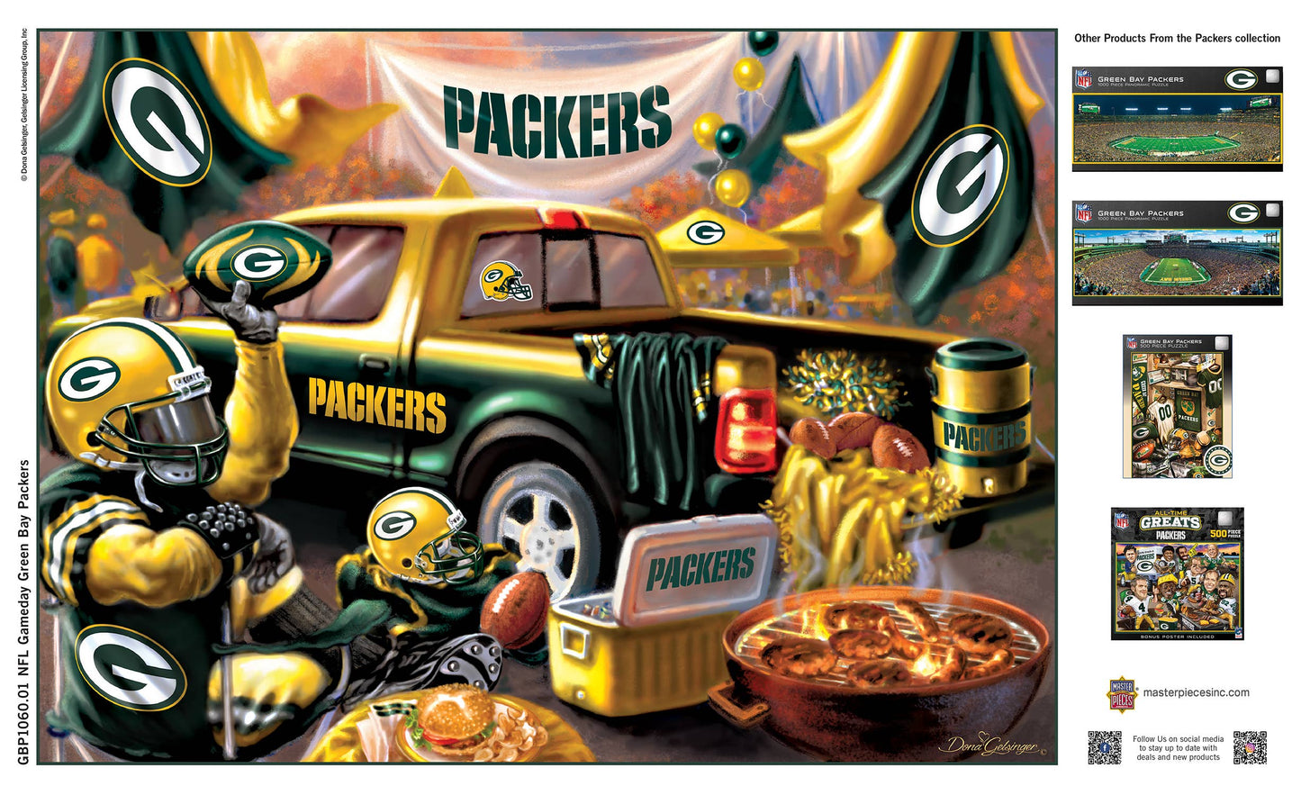 Green Bay Packers - Gameday 1000 Piece Puzzle