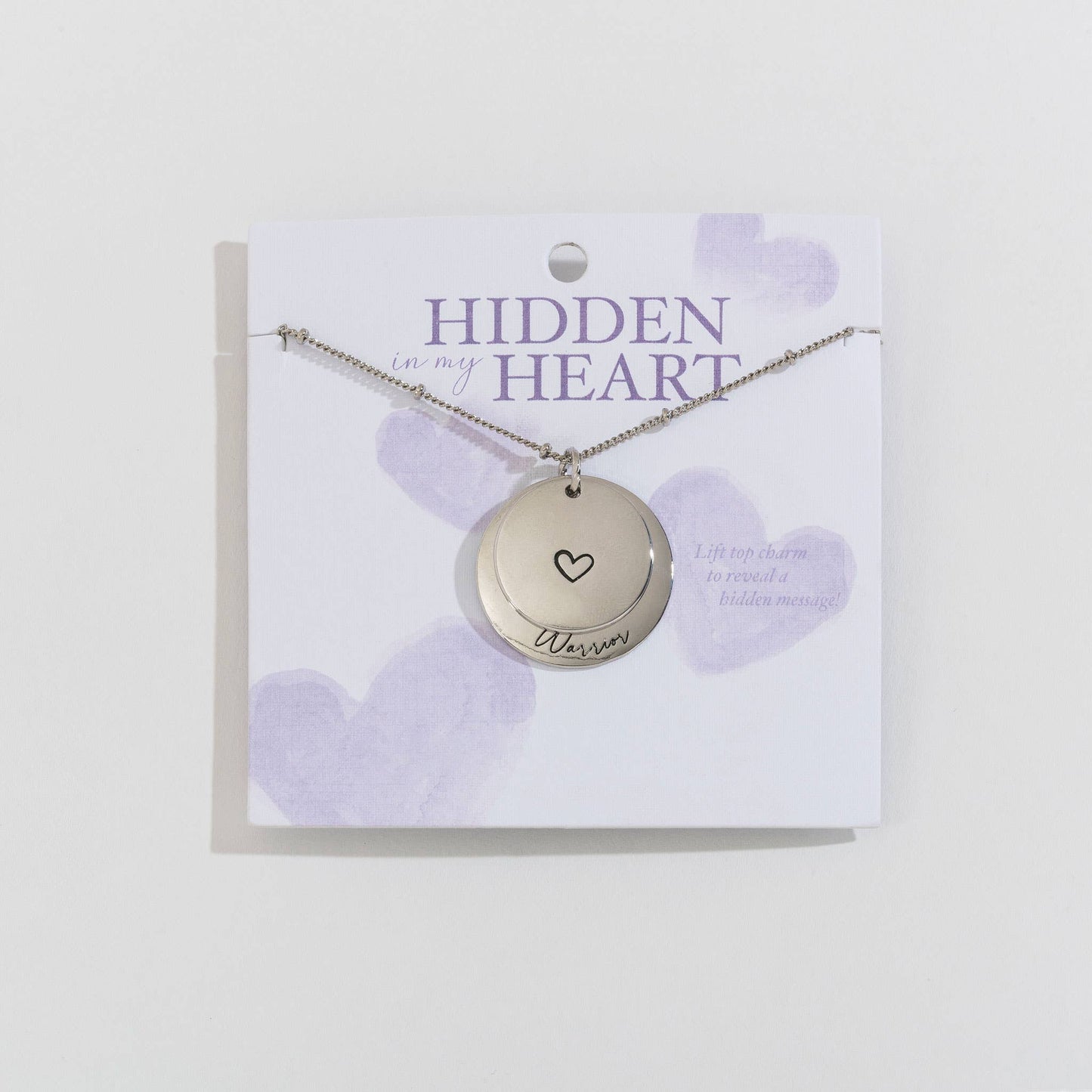 Sale - Keep Going Hidden Heart Pendant Necklace