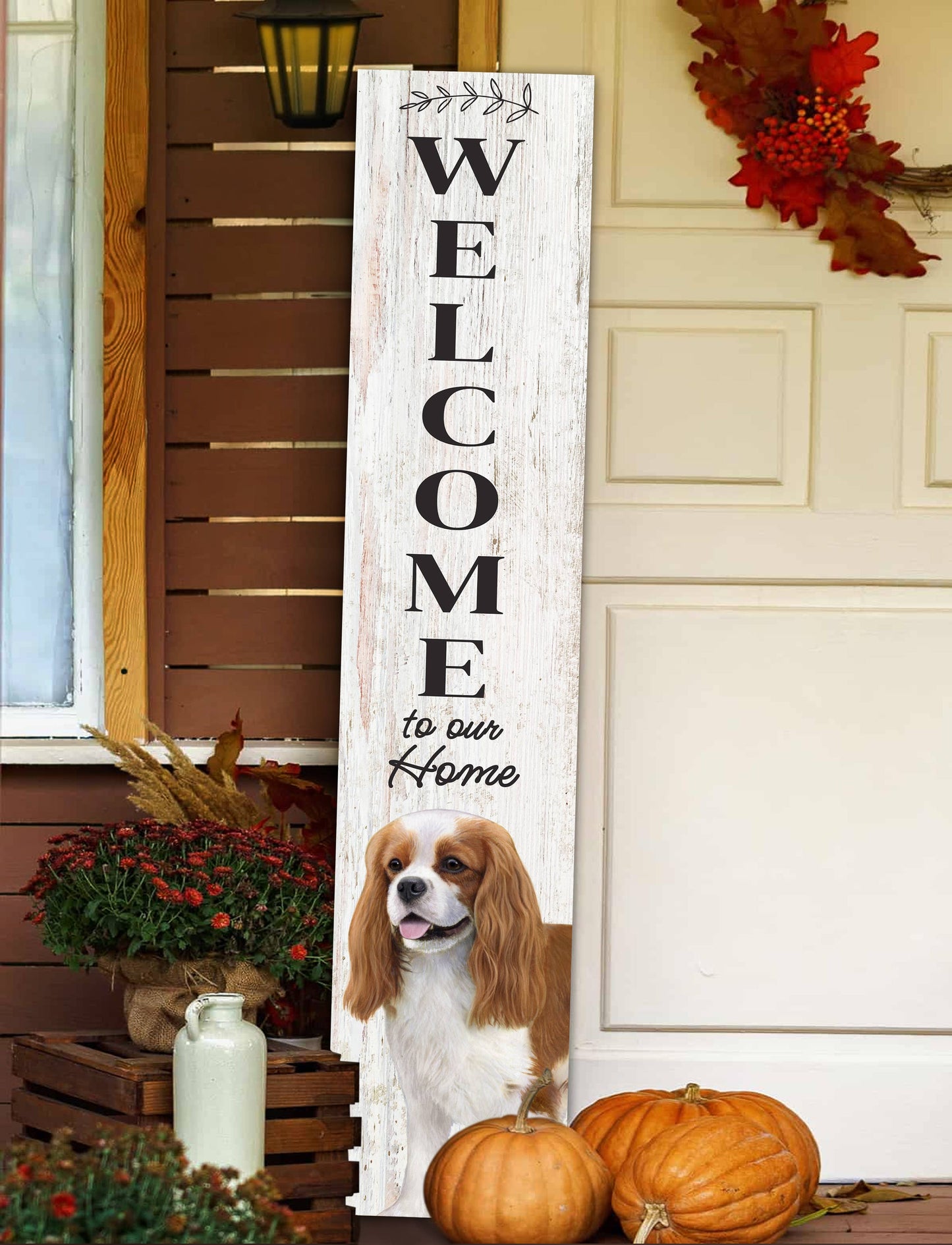 King Charles Cavalier Welcome sign