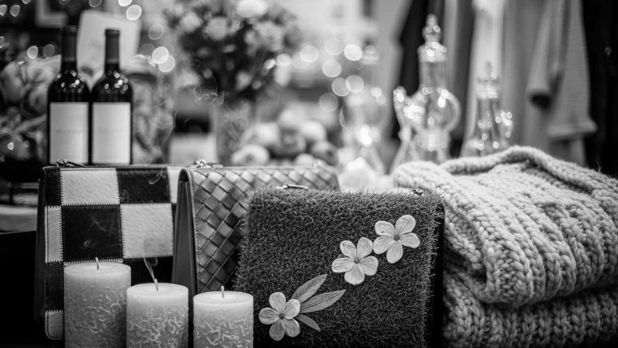 collection of different gift offerings.