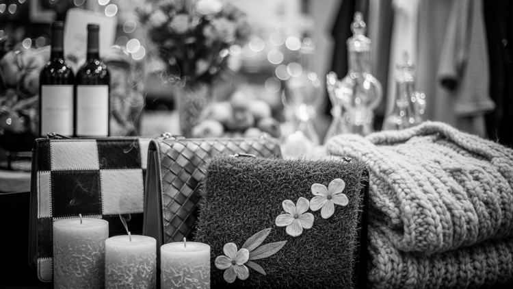 collection of different gift offerings.