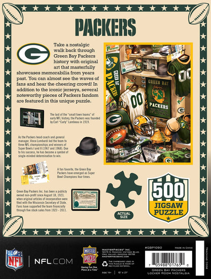 Green Bay Packers - Locker Room 500 Piece Puzzle
