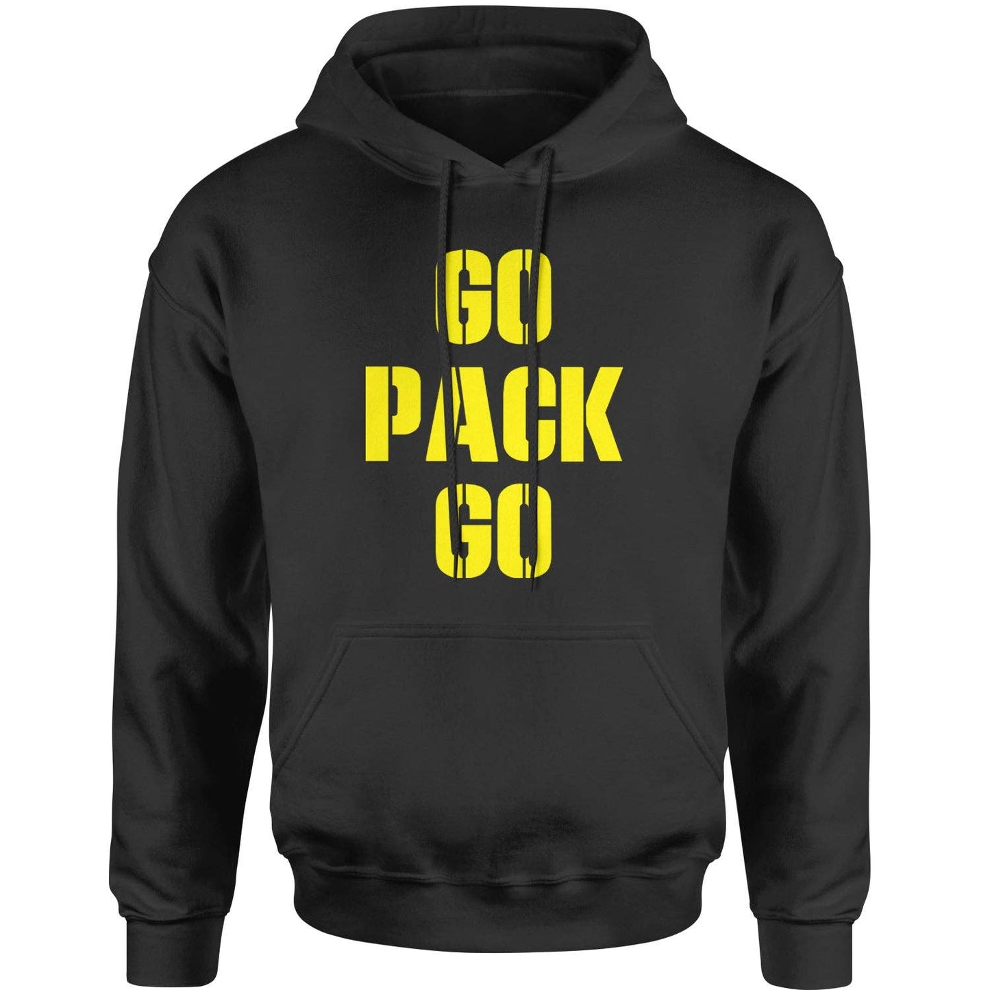 Go Pack Go Green Bay Adult Hoodie Sweatshirt