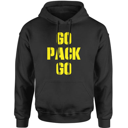 Go Pack Go Green Bay Adult Hoodie Sweatshirt