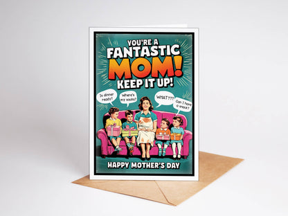 Funny Mothers Day Cards & Display Stand | Mothers Day Gifts