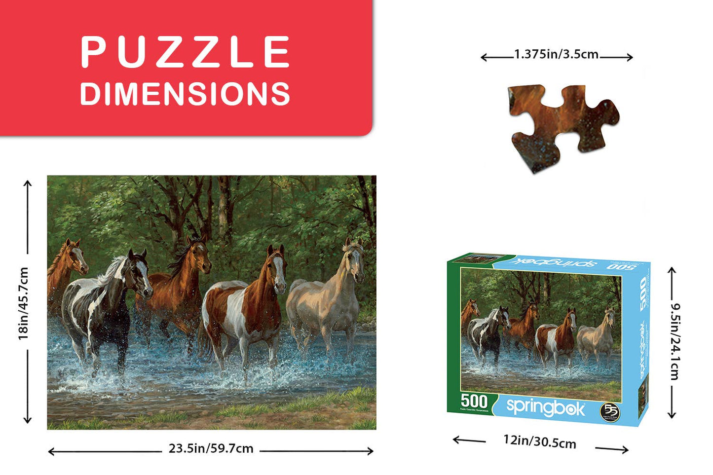 Summer Creek 500 Piece Jigsaw Puzzle