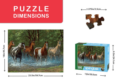 Summer Creek 500 Piece Jigsaw Puzzle
