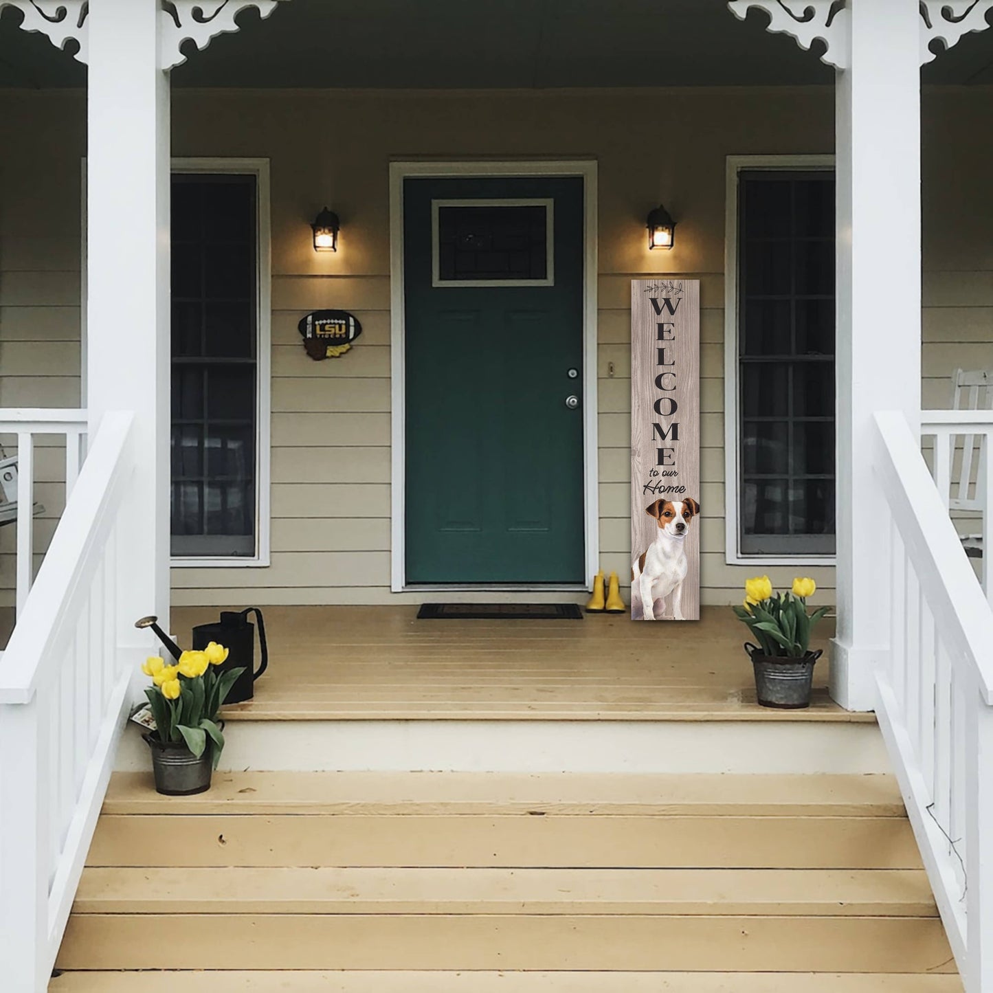 Jack Russell Terrier Welcome Sign