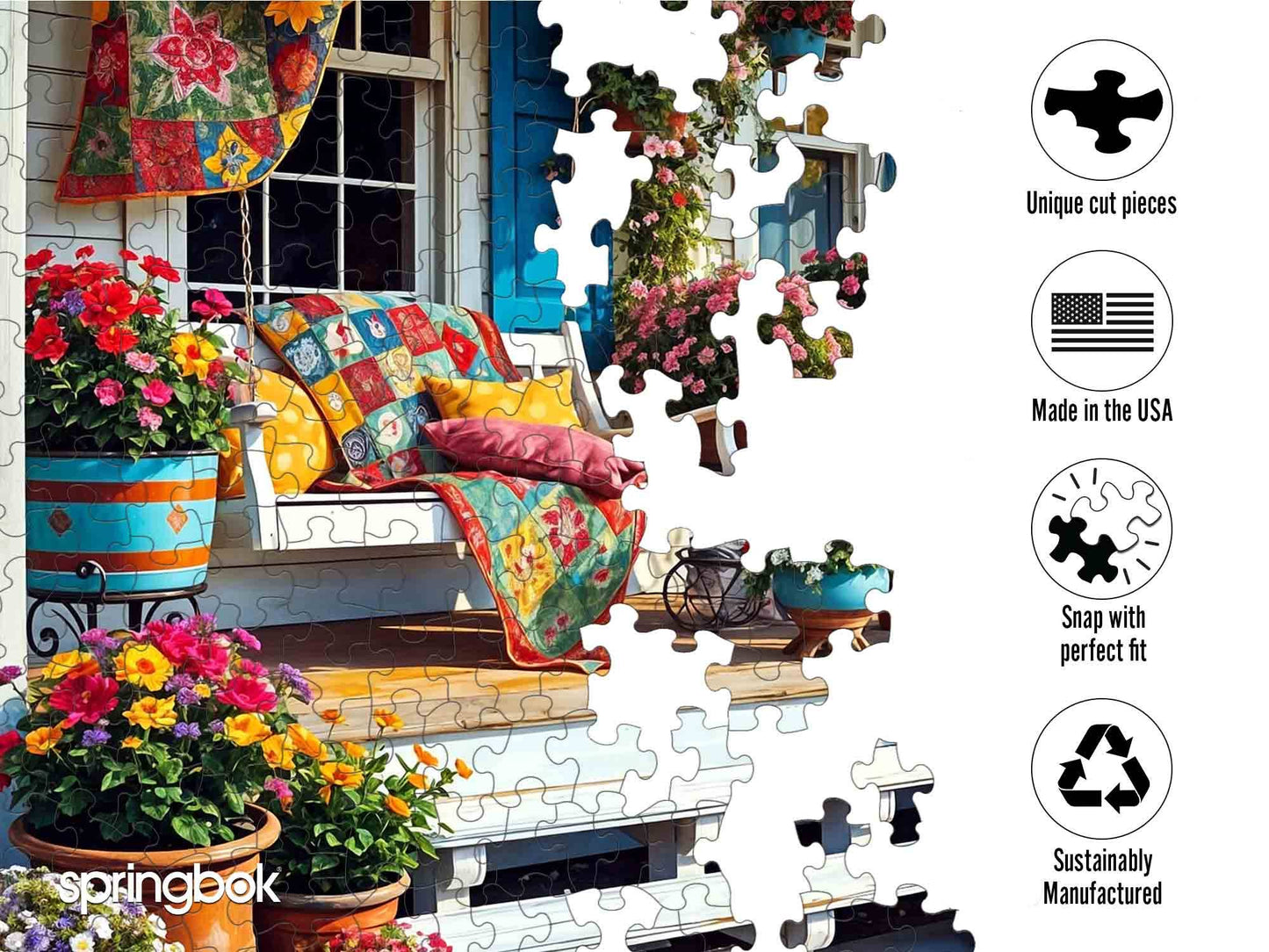 Front Porch 500 Piece Jigsaw Puzzle