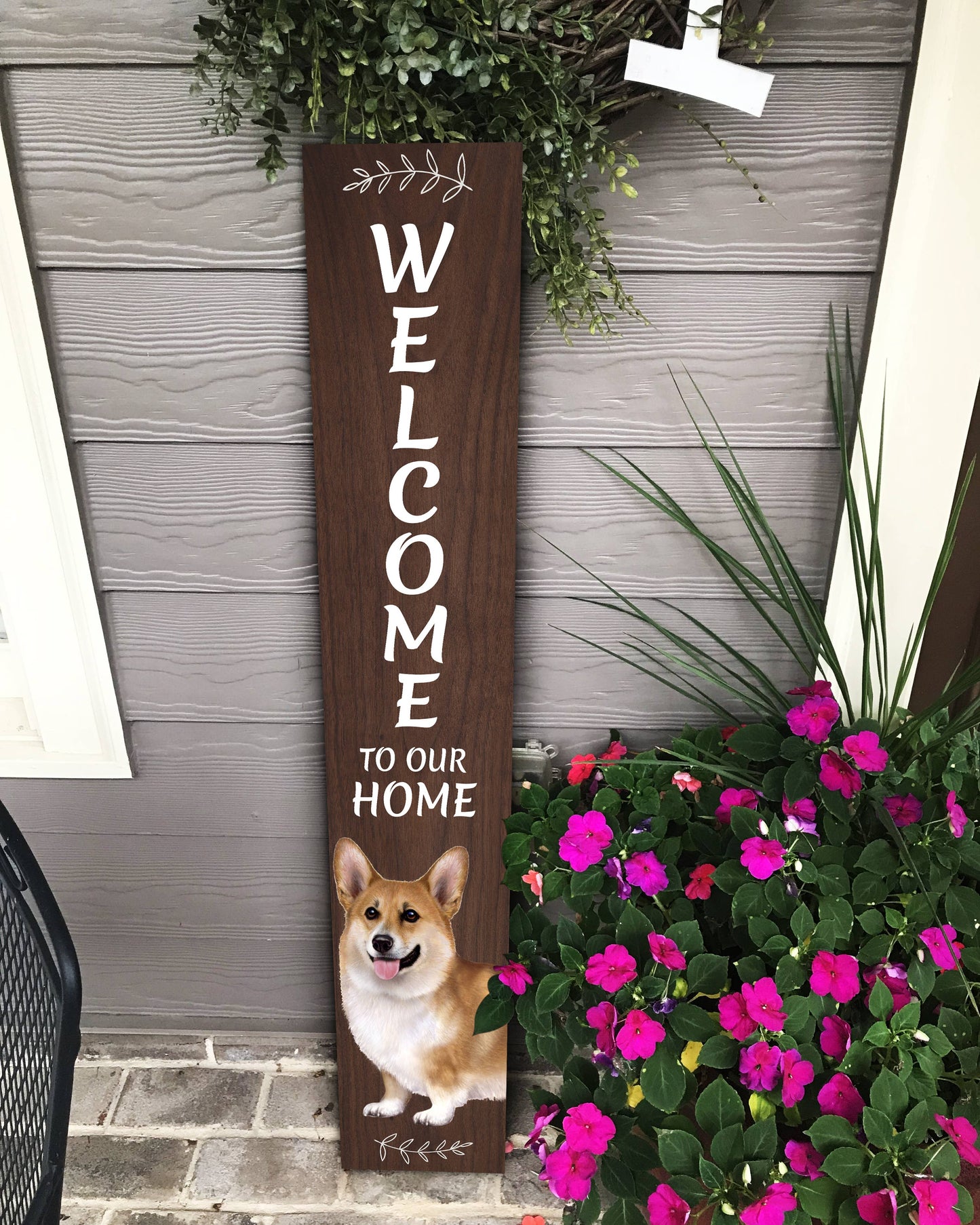 Welsh Corgi Welcome sign