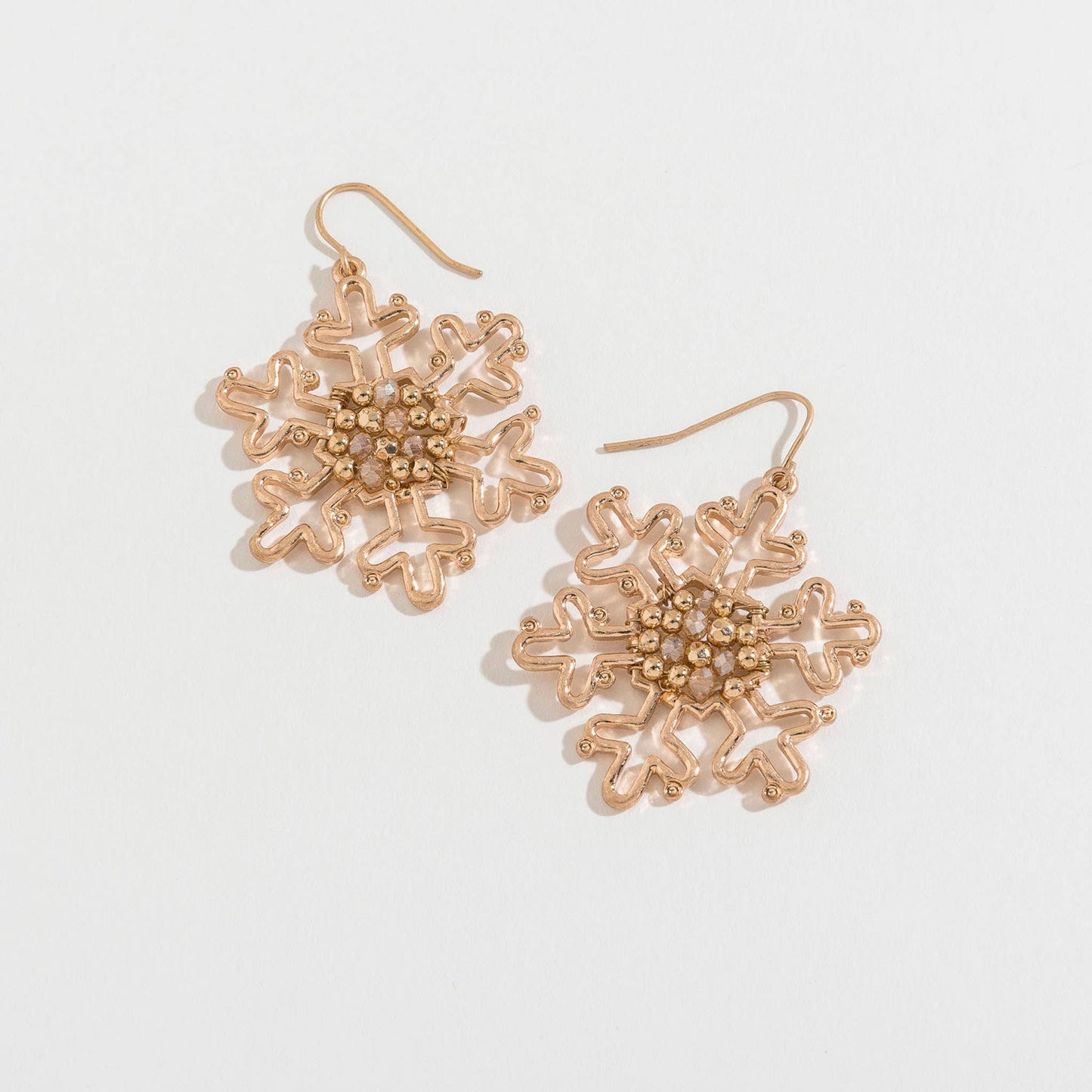 Sale - Christmas Beaded Charm Drop Earrings