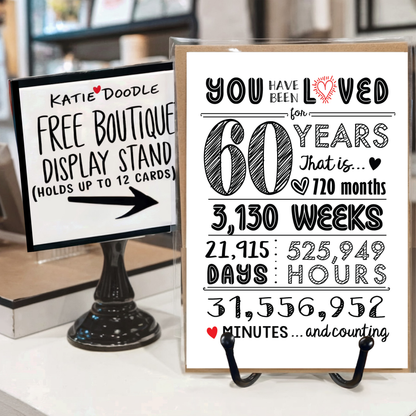 60th Birthday Cards / Anniversary / Gifts - Bulk