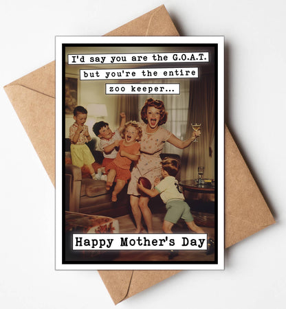 Funny Mothers Day Cards w/Display Stand | Mothers Day Gifts
