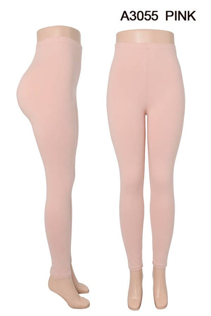 A3055 YOGA SPORTS LEGGINGS MILK SILK MIXED SIZES 12PCS/PACK