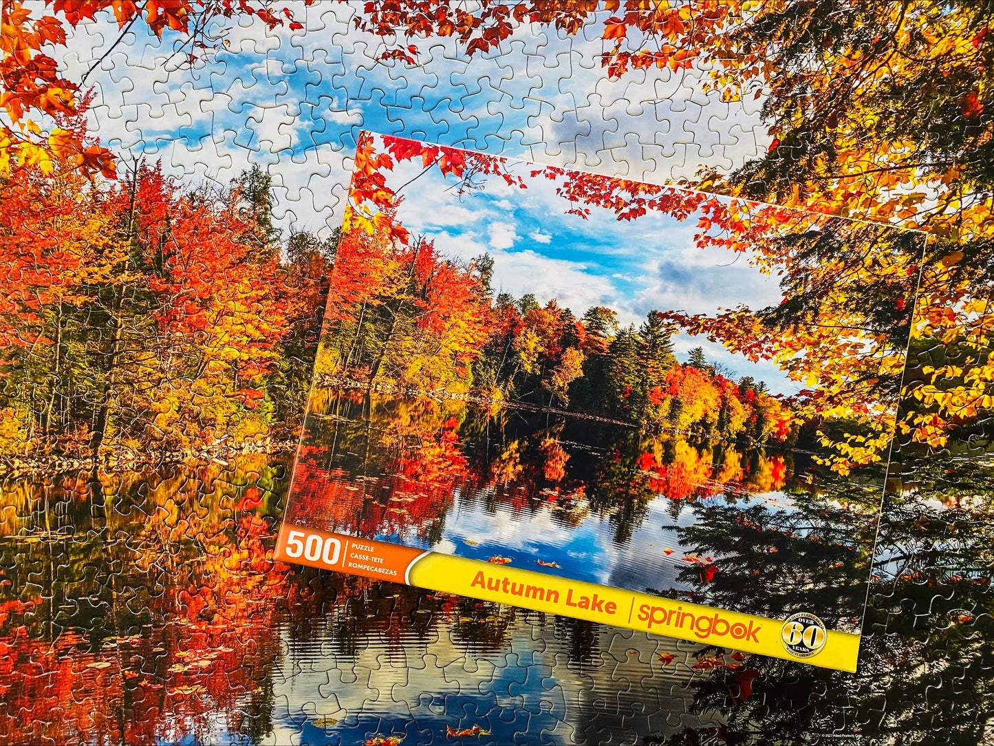 Autumn Lake 500 Piece Jigsaw Puzzle