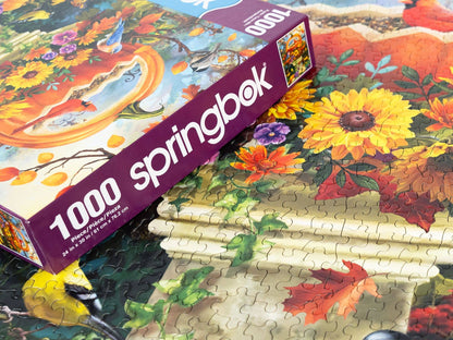 Bountiful Bird Feeder 1000 Piece Jigsaw Puzzle