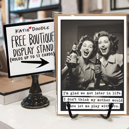 Funny Birthday Greeting Cards with Display (Blank Inside)