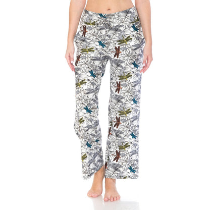 Buttery Soft Print Pajama Pants with Drawstring