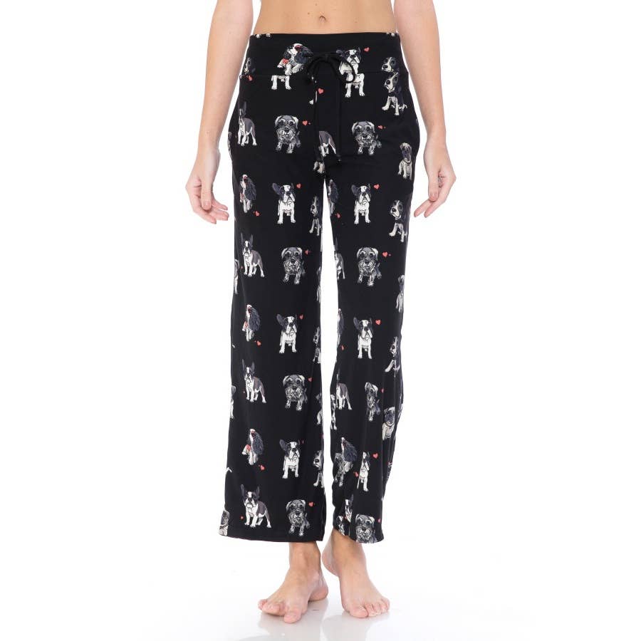 Buttery Soft Print Pajama Pants with Drawstring