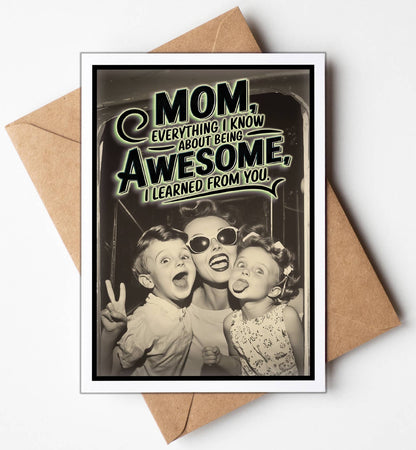 Funny Mothers Day Cards + Display Stand | Mothers Day Gifts