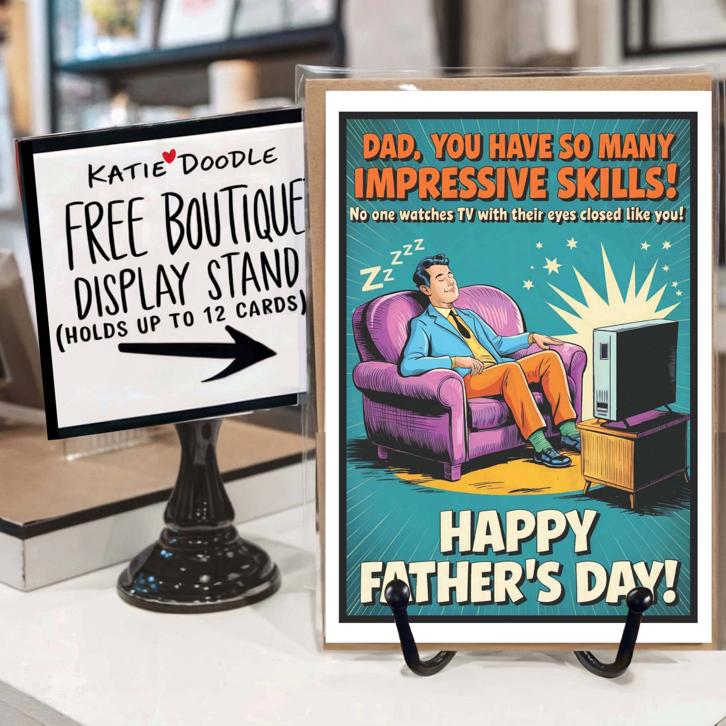 Funny Fathers Day Cards | Fathers Day Gifts | Free Display