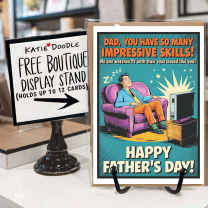 Funny Fathers Day Cards | Fathers Day Gifts | Free Display