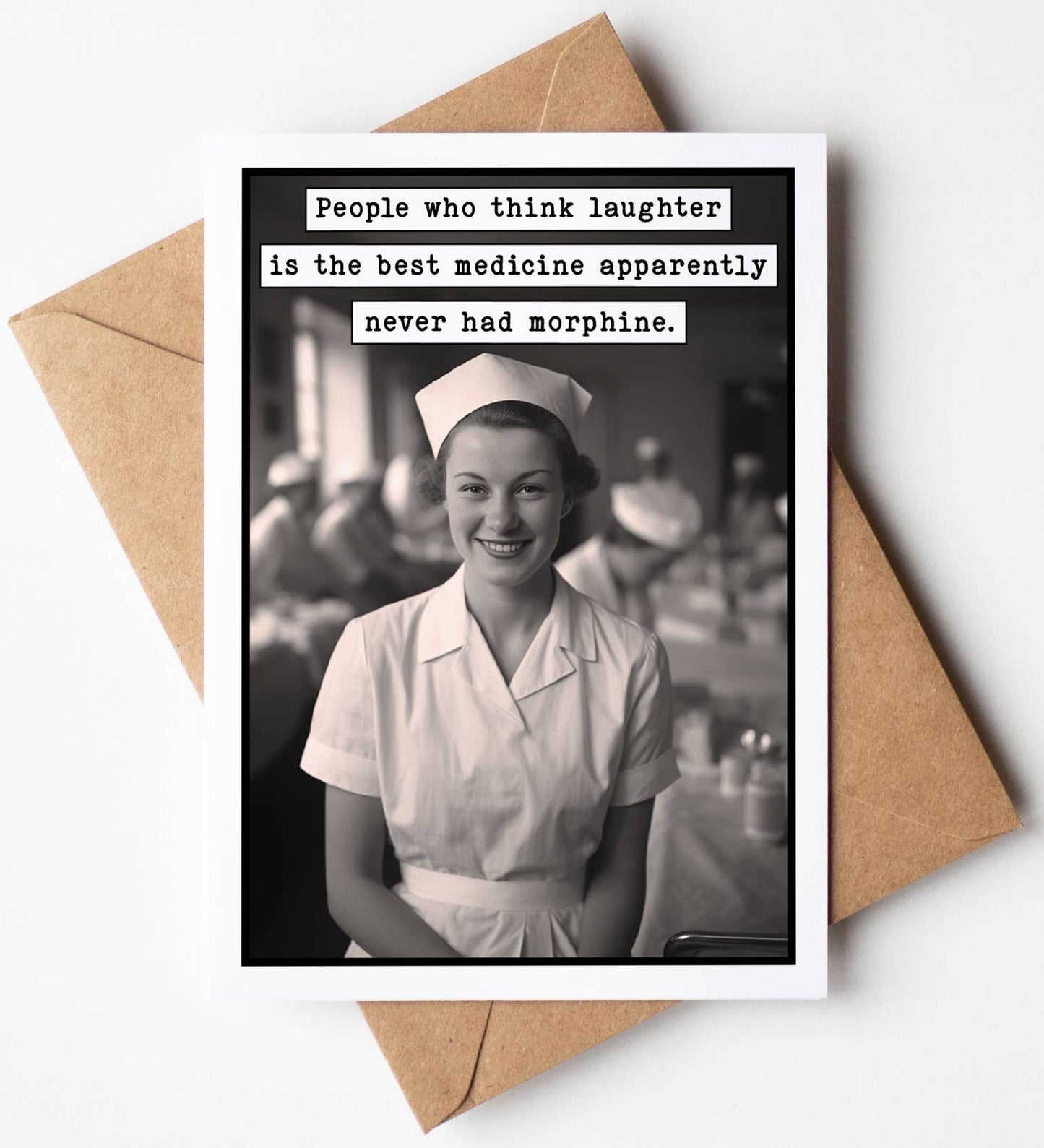 Funny Get Well Soon Greeting Cards (Blank Inside)