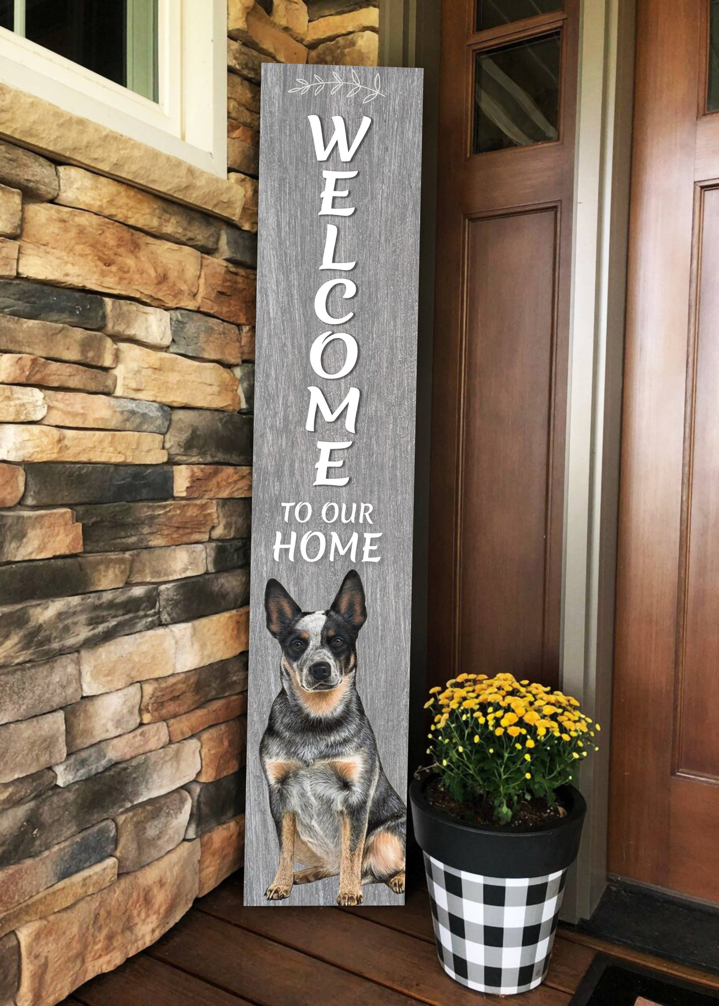 Australian Cattle Dog Welcome sign