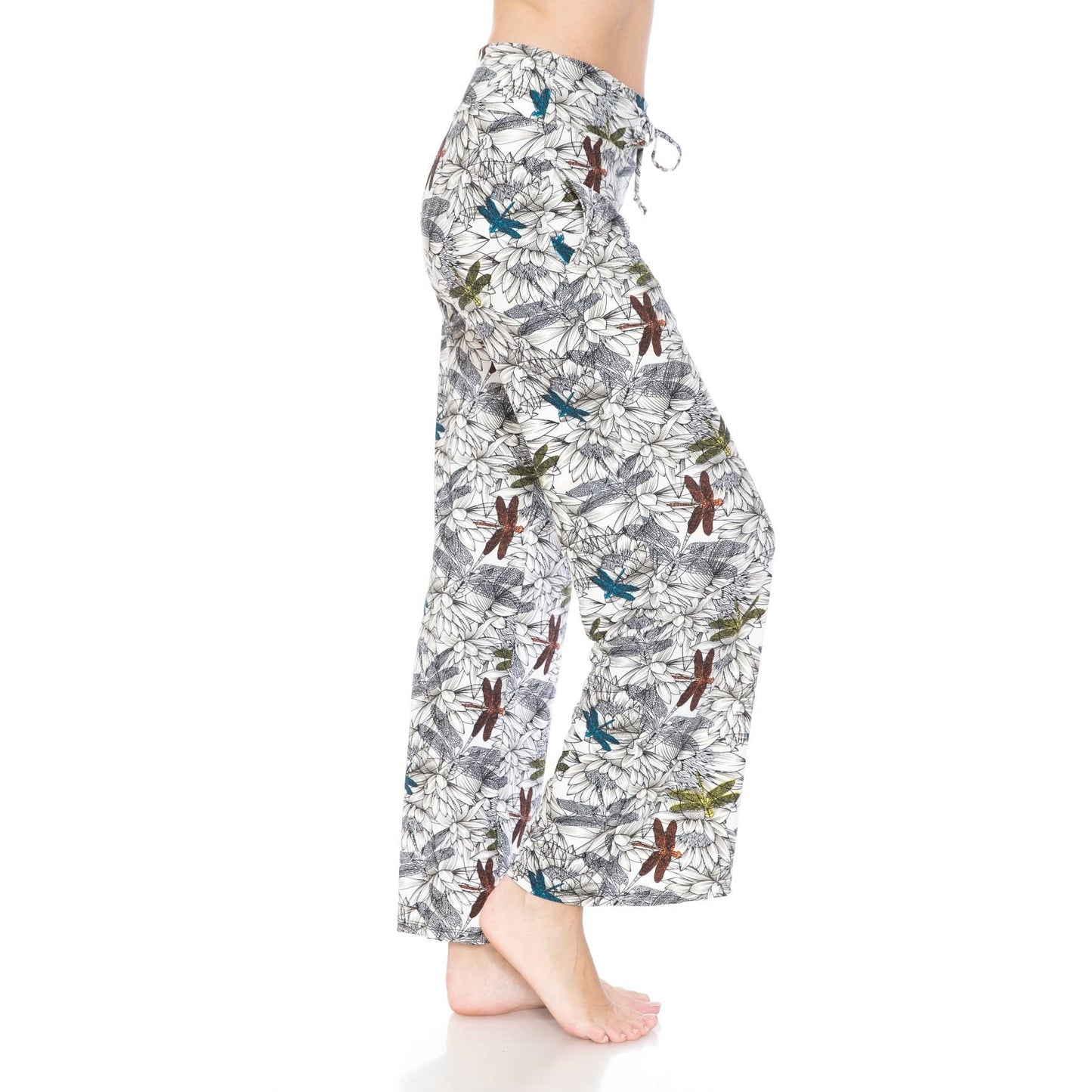 Buttery Soft Print Pajama Pants with Drawstring
