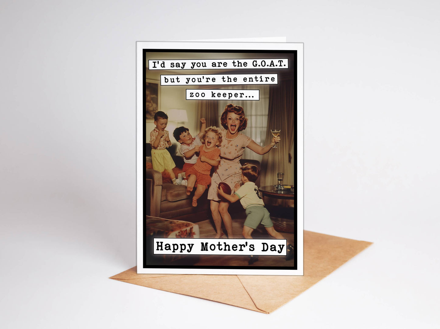 Funny Mothers Day Cards w/Display Stand | Mothers Day Gifts