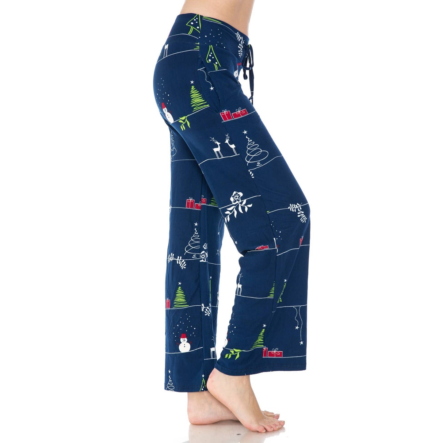 Buttery Soft Print Pajama Pants with Drawstring