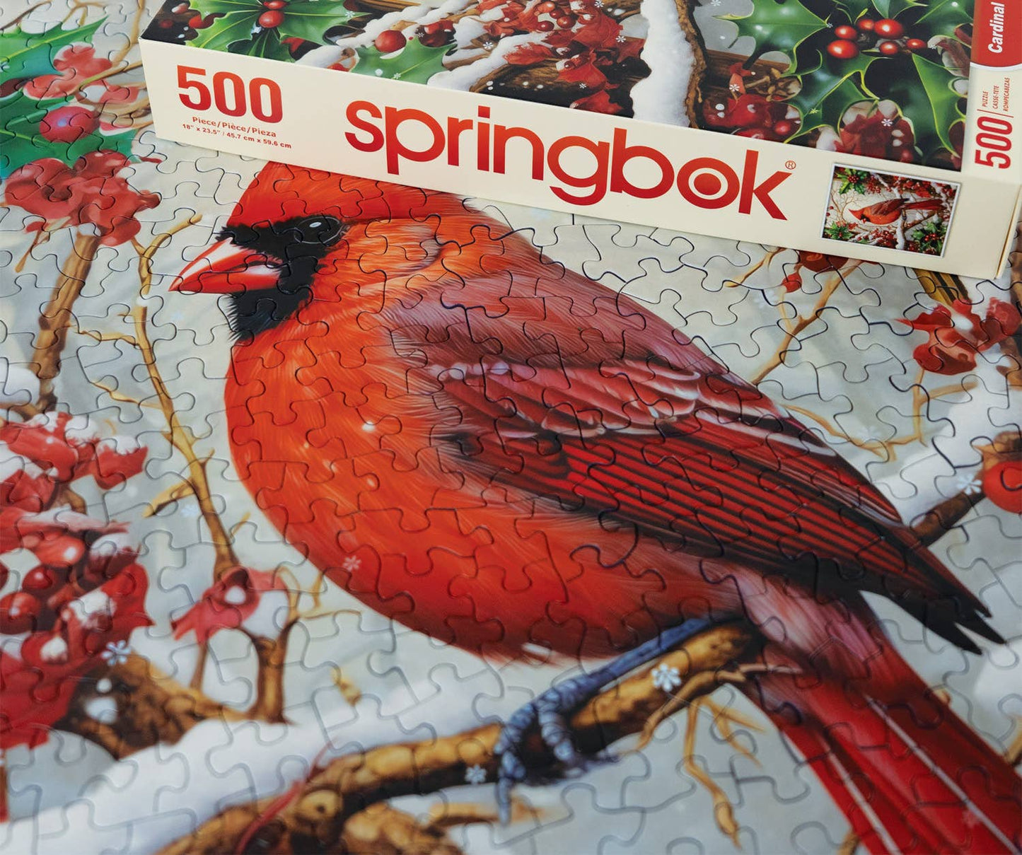 Cardinal Carols 500 Piece  Jigsaw Puzzle
