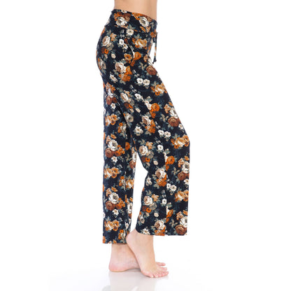 Buttery Soft Print Pajama Pants with Drawstring