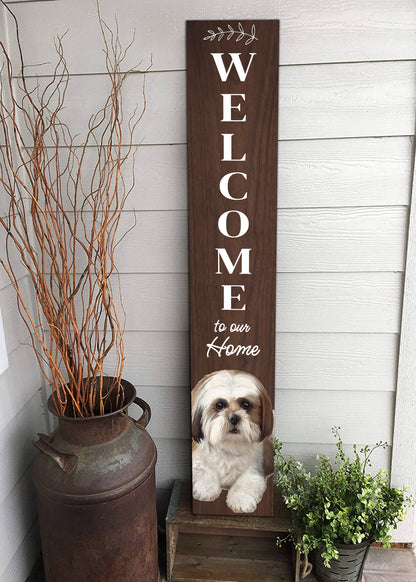 Shih Tzu Welcome sign
