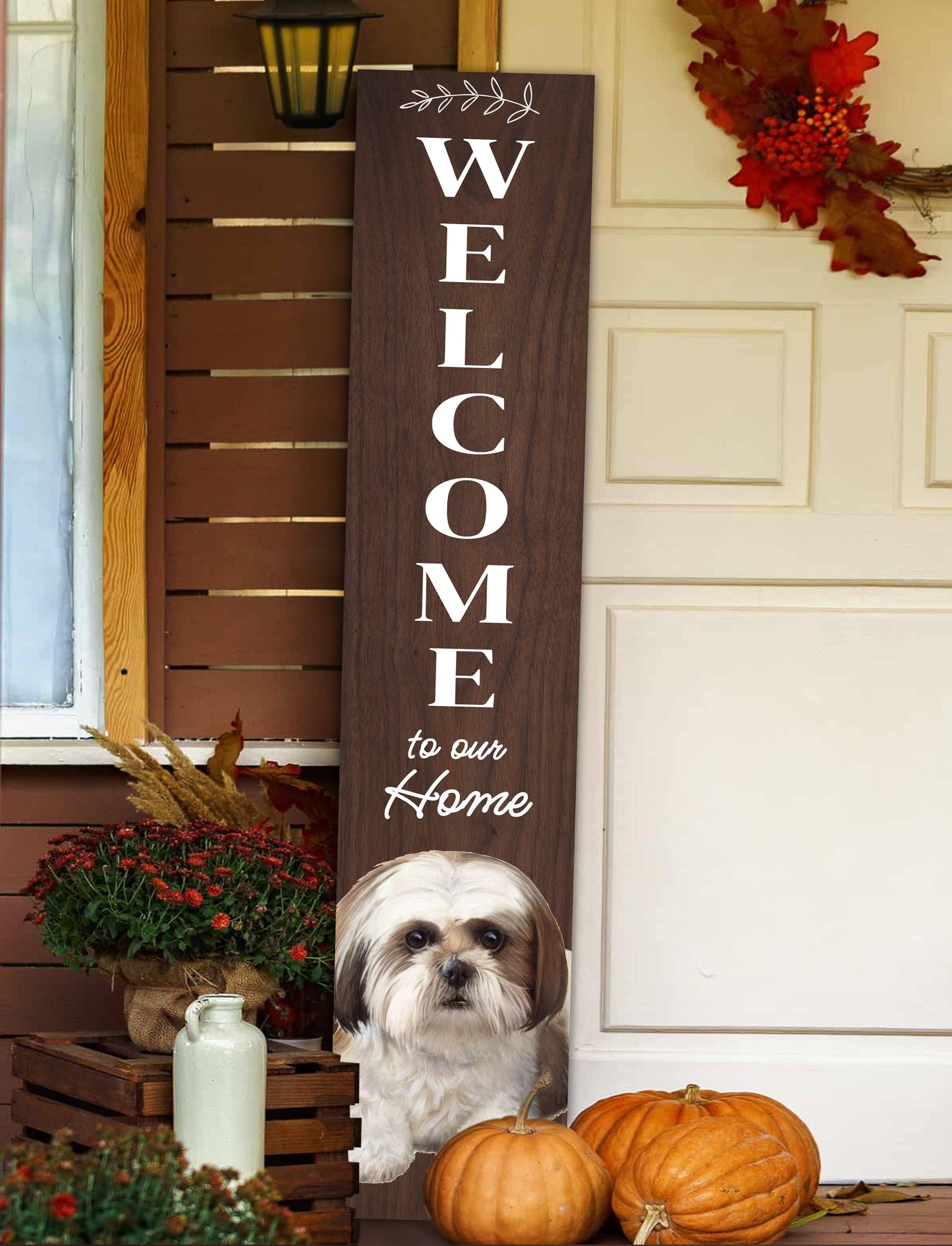 Shih Tzu Welcome sign