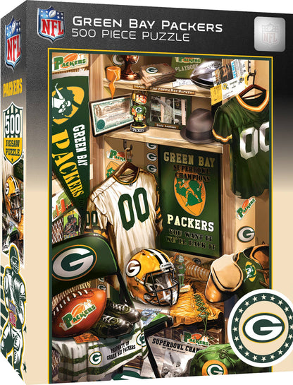 Green Bay Packers - Locker Room 500 Piece Puzzle