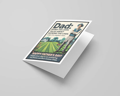 Funny Fathers Day Card | Free Display Stand | Made in USA