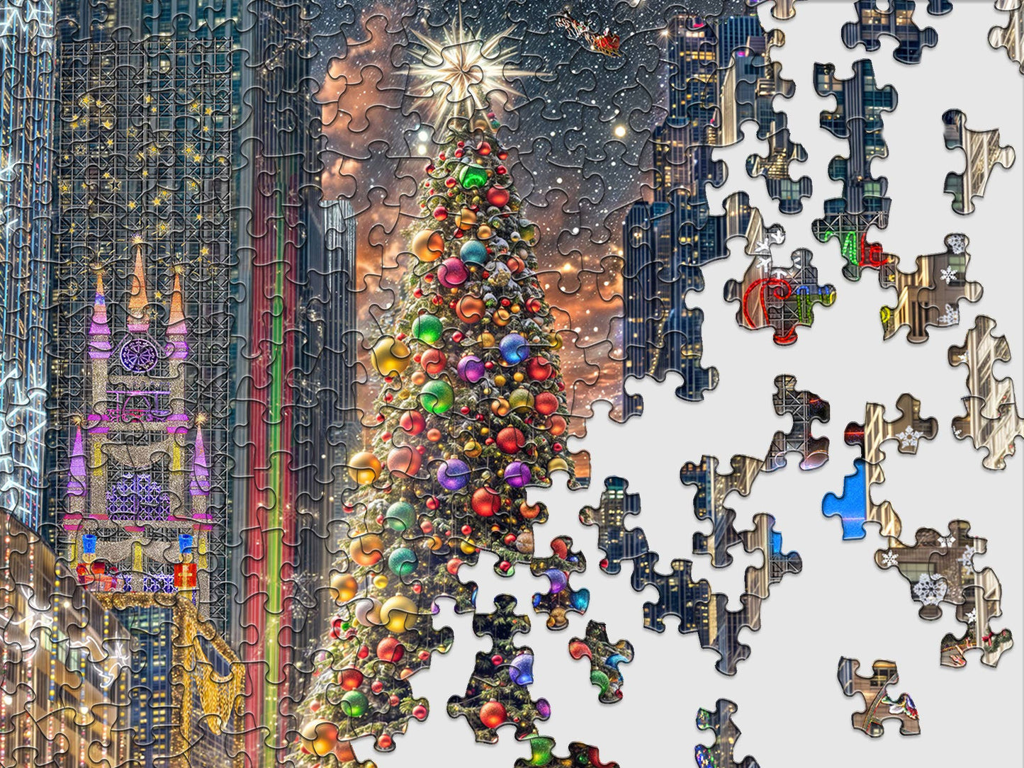 Christmas in the City 1000 Piece Jigsaw Puzzle