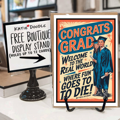 College Graduation Cards w/Display Stand | Class of 2025