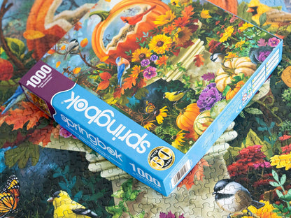 Bountiful Bird Feeder 1000 Piece Jigsaw Puzzle