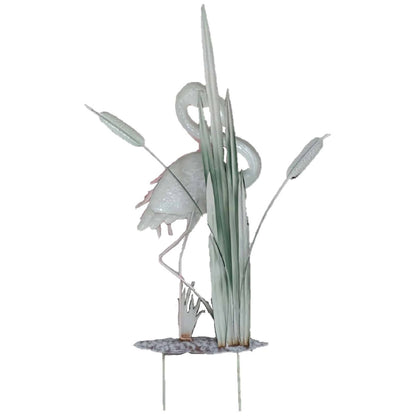 21.7" Iron Flamingo Stake