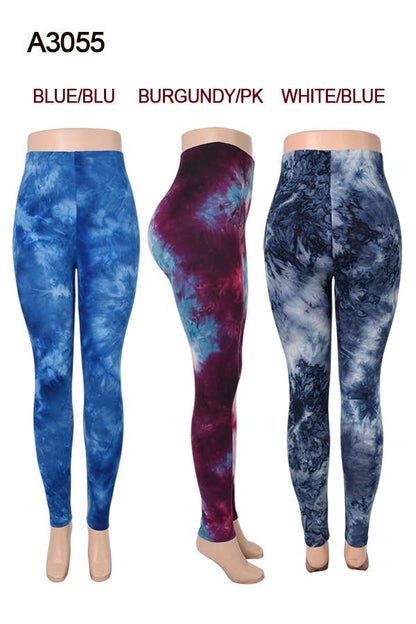 A3055 YOGA SPORTS LEGGINGS MILK SILK MIXED SIZES 12PCS/PACK